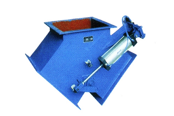 Pneumatic three-way gate